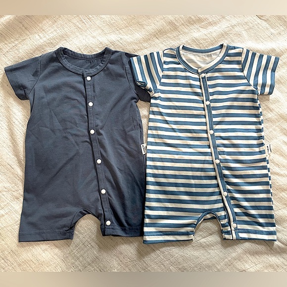 Shein, Size 0-3M, Bundle of Baby Snap Onesies, (ELEPHANT ONESIE SOLD X), NWOT - Picture 2 of 3